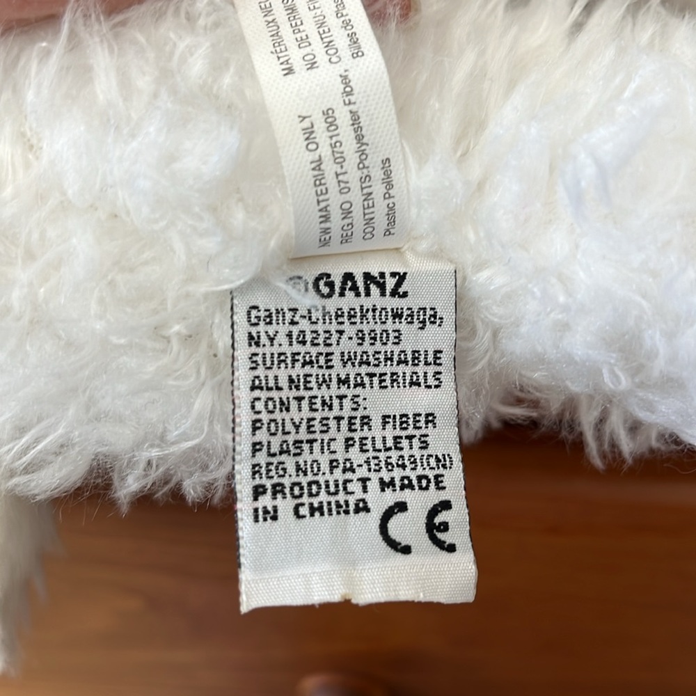 Ganz Webkin stuffed bunny. Pristine condition - Picture 10 of 11